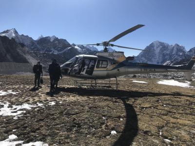 Everest Helicopter Pickup Service